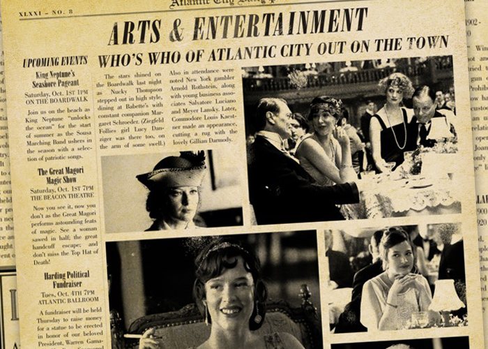 Arts and Entertainment page, Who's Who of Atlantic City out on the town
