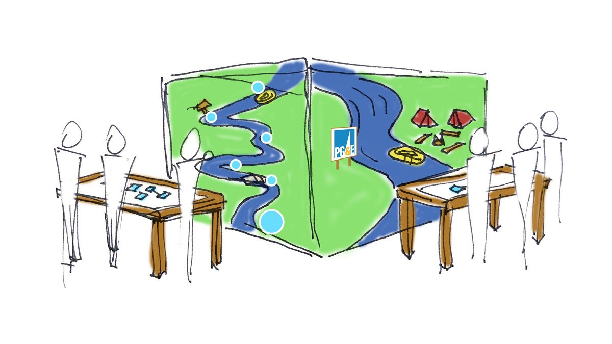 Raft graphic concept, alternate colorway
