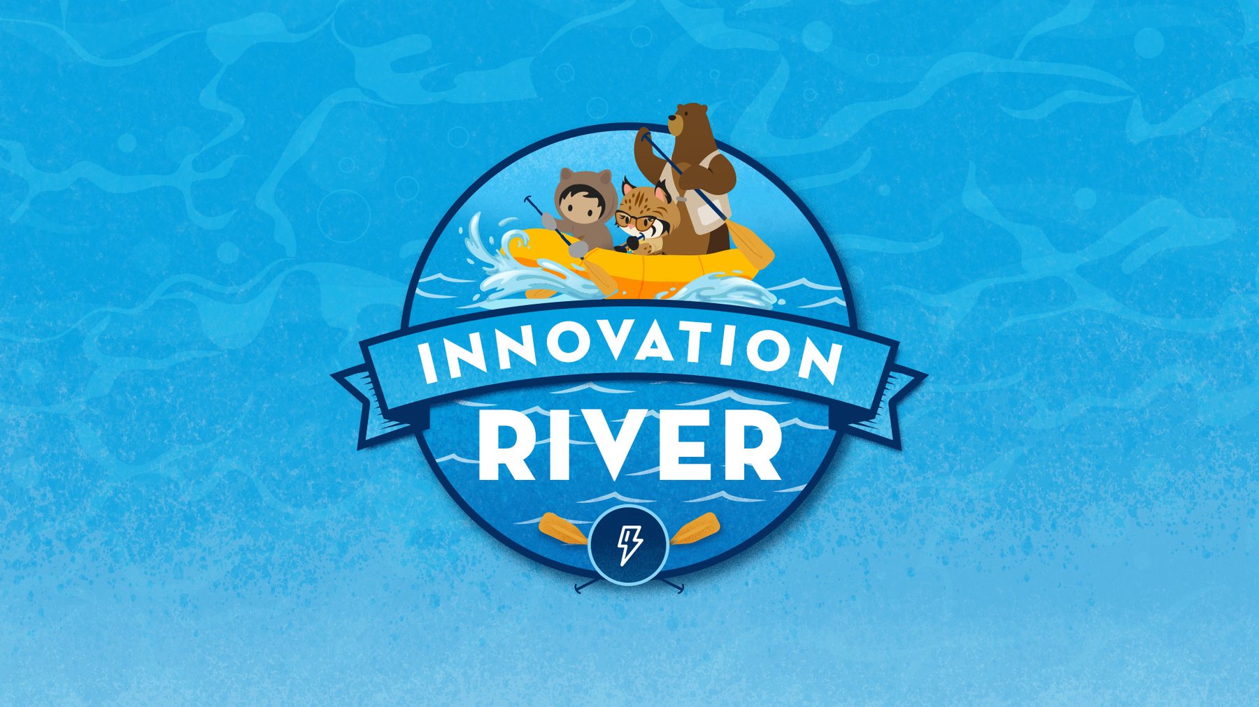 Partner campsite scene, logo variant B
