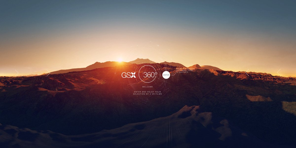 GSX360 VR Theater title screen