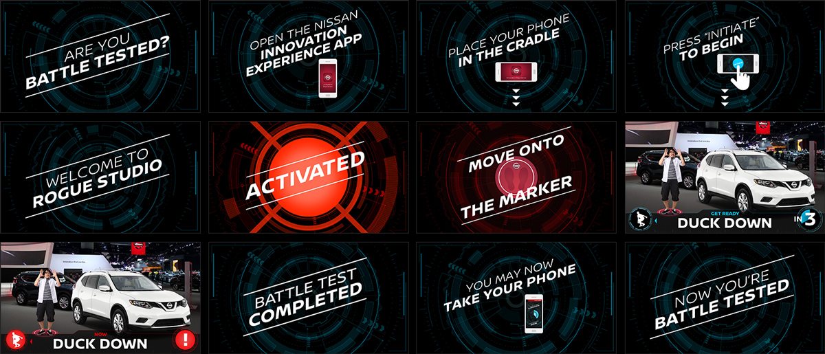 Battle Test app flow screens from Are You Battle Tested through Now You're Battle Tested