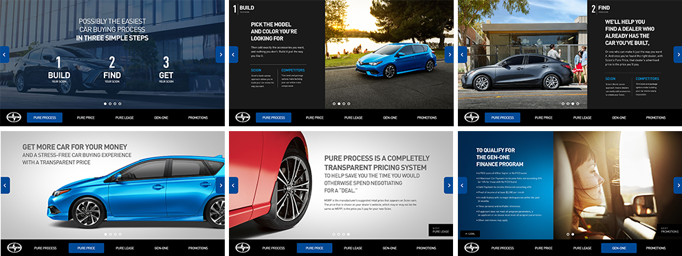 Pure Process interactive UI screen